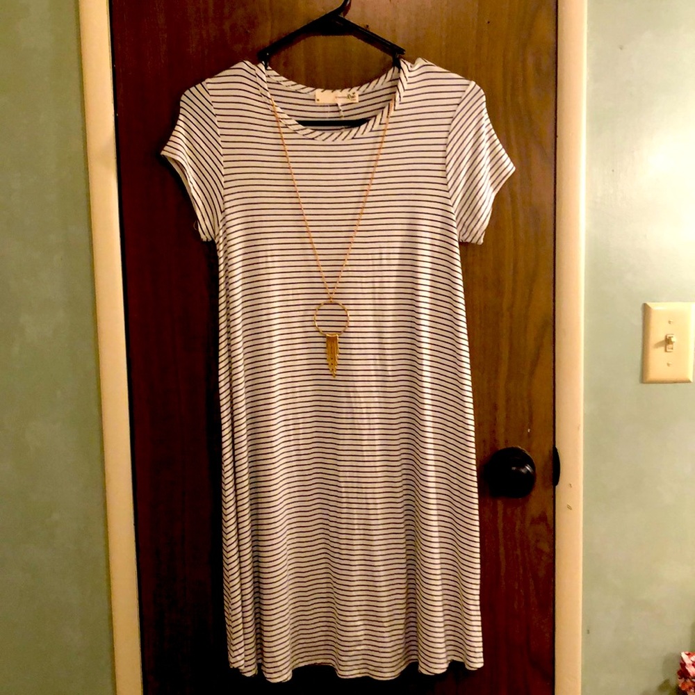 Dress and necklace